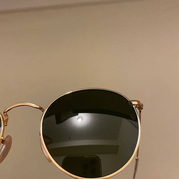 Ray-ban Round Sunglasses Metal Gold - Picture 6 of 9